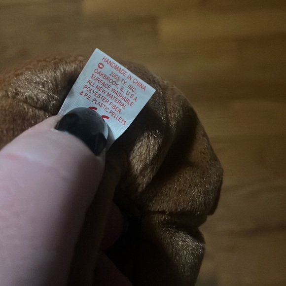 Ty Halloweenie Beanie Baby HOCUS the Halloween Bear (5 Inch) MINT with MINT TAGS - Picture 7 of 11